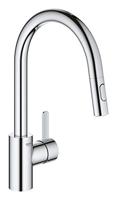 GROHE Eurosmart Cosmopolitan Keukenkraan - uittrekbare uitloop - 2 straalsoorten - chroom 31481001 - thumbnail