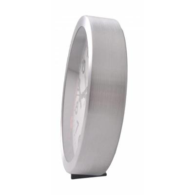 NeXtime ne-3998st wandklok dia. 19 cm, geborsteld aluminium, 'station'