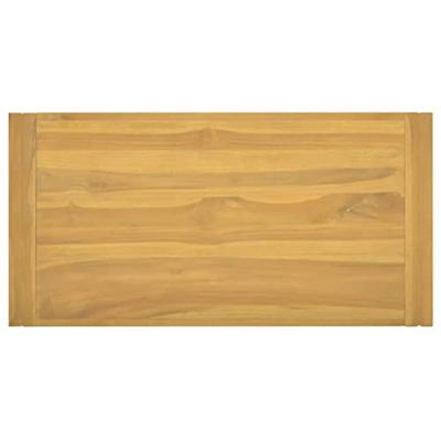 Badkamerwandkast 90x45x35 cm massief teakhout