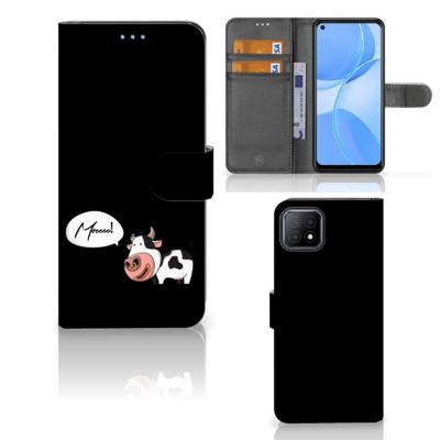 OPPO A73 5G Leuk Hoesje Cow OPPO A73 5G Leuk Hoesje Cow