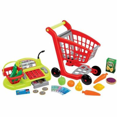 Ecoiffier Supermarket Trolley met kassa