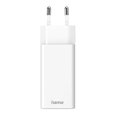 Hama Snellader 2x USB-C PD/Qualcomm® Mini-oplader 35 W Wit - thumbnail