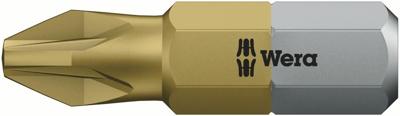 Wera 855/1 TIN-Bits Pozidriv, PZ 2 x 25 mm - 1 stuk(s) - 05480222001 Wera 855/1 TIN-Bits Pozidriv, PZ 2 x 25 mm - 1 stuk(s) - 05480222001