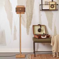 GOOD&MOJO Vloerlamp 'Bhutan' Bamboe, 130cm, kleur Naturel - thumbnail