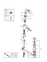 GROHE 33565LS3 badkamerkraan Badkamerwastafel - thumbnail