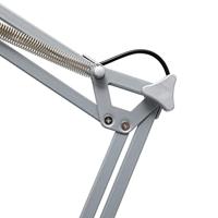MAULstudy bureaulamp, met tafelklem, zilver - thumbnail