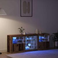 Dressoir Oud hout 181.5 x 37 x 67 cm Bewerkt hout - thumbnail
