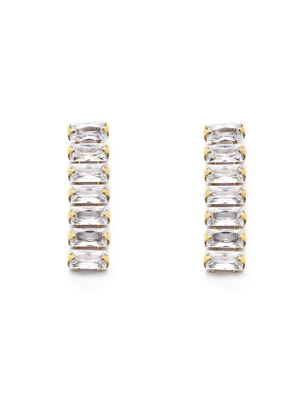 Abrazi Baguette Oorbellen