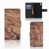 Sony Xperia Z5 | Z5 Dual Book Style Case Tree Trunk - thumbnail