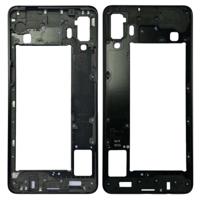 Midden Frame Bezel plaat voor Galaxy A8 ster / A9 Star / G8850(Black) - thumbnail