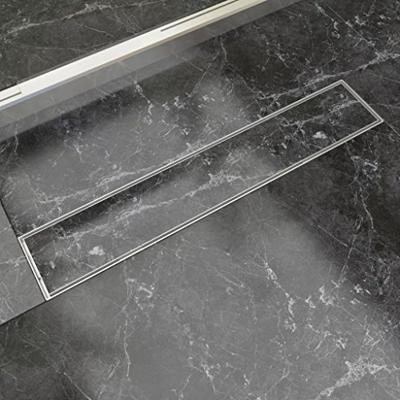 VidaXL Doucheputje rechthoekig 630x140 mm roestvrij staal VidaXL Doucheputje rechthoekig 630x140 mm roestvrij staal
