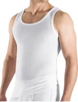 Gotzburg heren onderhemd - net hemd - gaatjes hemd - Singlet - Anti zweet onderhemd 100% katoen - thumbnail