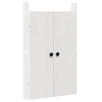 VidaXL Keukendeur wit 50 x 9 x 82 cm massief grenenhout - thumbnail