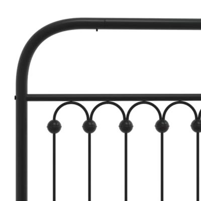 Hoofdbord 80 cm metaal zwart Hoofdbord 80 cm metaal zwart