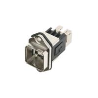 Telegärtner 100007422 RJ45-flensset variant 14 Koppeling, inbouw Aantal polen: 8P8C Metaal 1 stuk(s) - thumbnail