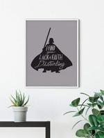 Kunstdruk Star Wars - Silhouette Quotes Vader 50x70cm - thumbnail