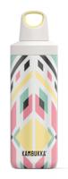 Kambukka thermosfles Reno Insulated Shibori 500 ml RVS wit - thumbnail