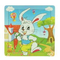 Houten Puzzel Dier, 16st. - thumbnail