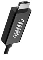 UNITEK Y-5118CA video kabel adapter 1,8 m HDMI Type A (Standaard) DisplayPort Zwart - thumbnail