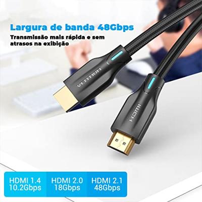 HDMI-Kabel Vention AAUBH 2 m Zwart - thumbnail