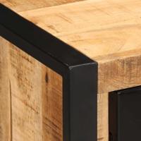 Dressoir 55x35x70 cm massief ruw mangohout - thumbnail