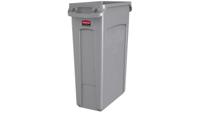 Rubbermaid afvalcontainer Slim Jim, 87 liter, grijs - thumbnail