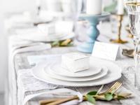 Traktatiedoosjes met gouden takjes print (10st) - thumbnail