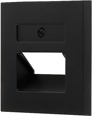 KOPP - Afdekplaat/Centraalplaat - Athenis HK07 - 2-voudig UAE/UTP - Mat Zwart