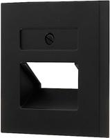 KOPP - Afdekplaat/Centraalplaat - Athenis HK07 - 2-voudig UAE/UTP - Mat Zwart - thumbnail