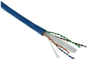 ACT XS6103 CAT6A U/UTP Massief PVC | ECA | 23AWG | Grijs | 305 meter
