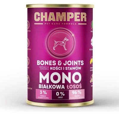 CHAMPER Bones & Joints Salmon - natvoer voor honden - 400g