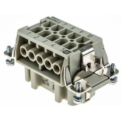 HARTING 09330102701 Businzetstuk Han® E 10 + PE Schroeven 1 stuk(s) Piece