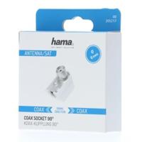 Hama Antennekoppeling Coax-hoek Schroefbaar - thumbnail