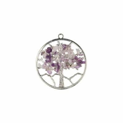 Ruben Robijn Levensboom hanger 56mm amethist (1 st)