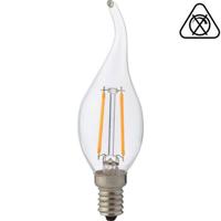 LED Lamp - Kaarslamp - Filament Flame - E14 Fitting - 4W - Natuurlijk Wit 4200K - thumbnail
