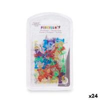 Punaises Pincello Multicolour Metaal Plastic (24 Stuks) - thumbnail