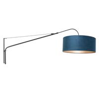 Steinhauer Verstelbare muurlampElegant Classy zwart met blauw - 8244ZW - thumbnail