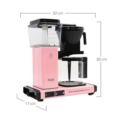 Moccamaster KBG SELECT Koffiefilter apparaat Roze - thumbnail