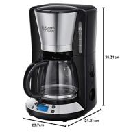 RUSSELL HOBBS 24030-56 - Victory programmeerbaar koffiezetapparaat - 1100 W - Blank staal - thumbnail