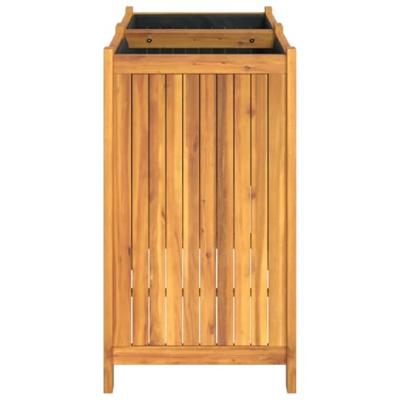 VidaXL Plantenbak met voering 84x42x75 cm massief acaciahout