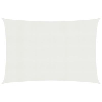 Zonnezeil 160 g/m 2,5x4 m HDPE wit