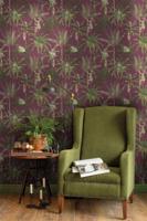 Dutch Wallcoverings Arboretum - Ateles Berry - Bordeaux - thumbnail