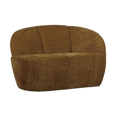 Woood Mojo 2-zits bankje rechts rib Honinggeel Woood Mojo 2-zits bankje rechts rib Honinggeel