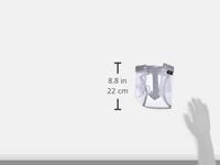 Mand voor wasknijpers Domopak Living Transparant Plastic 20 x 20 x 19 cm Kledinghaken - thumbnail