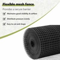 VidaXL Afrasteringspaal grijs 10 x 1,2 m (16 x 16 mm gaas) - thumbnail