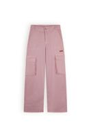 NoBell Meisjes cargo broek twill - Susy - Vintage roze - thumbnail