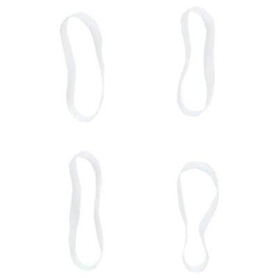 VidaXL Haarelastiekjes paard 2500 st silicone wit - thumbnail