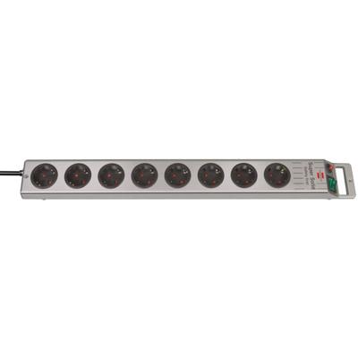 Brennenstuhl 1153340118 Stekkerdoos met schakelaar 8-voudig Zilver Randaarde stekker 1 stuk(s) Brennenstuhl 1153340118 Stekkerdoos met schakelaar 8-voudig Zilver Randaarde stekker 1 stuk(s)