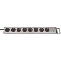 Brennenstuhl 1153340118 Stekkerdoos met schakelaar 8-voudig Zilver Randaarde stekker 1 stuk(s) - thumbnail