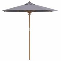 VidaXL Tuinparasol donkergrijs ø 270 x 260 cm bamboe - thumbnail